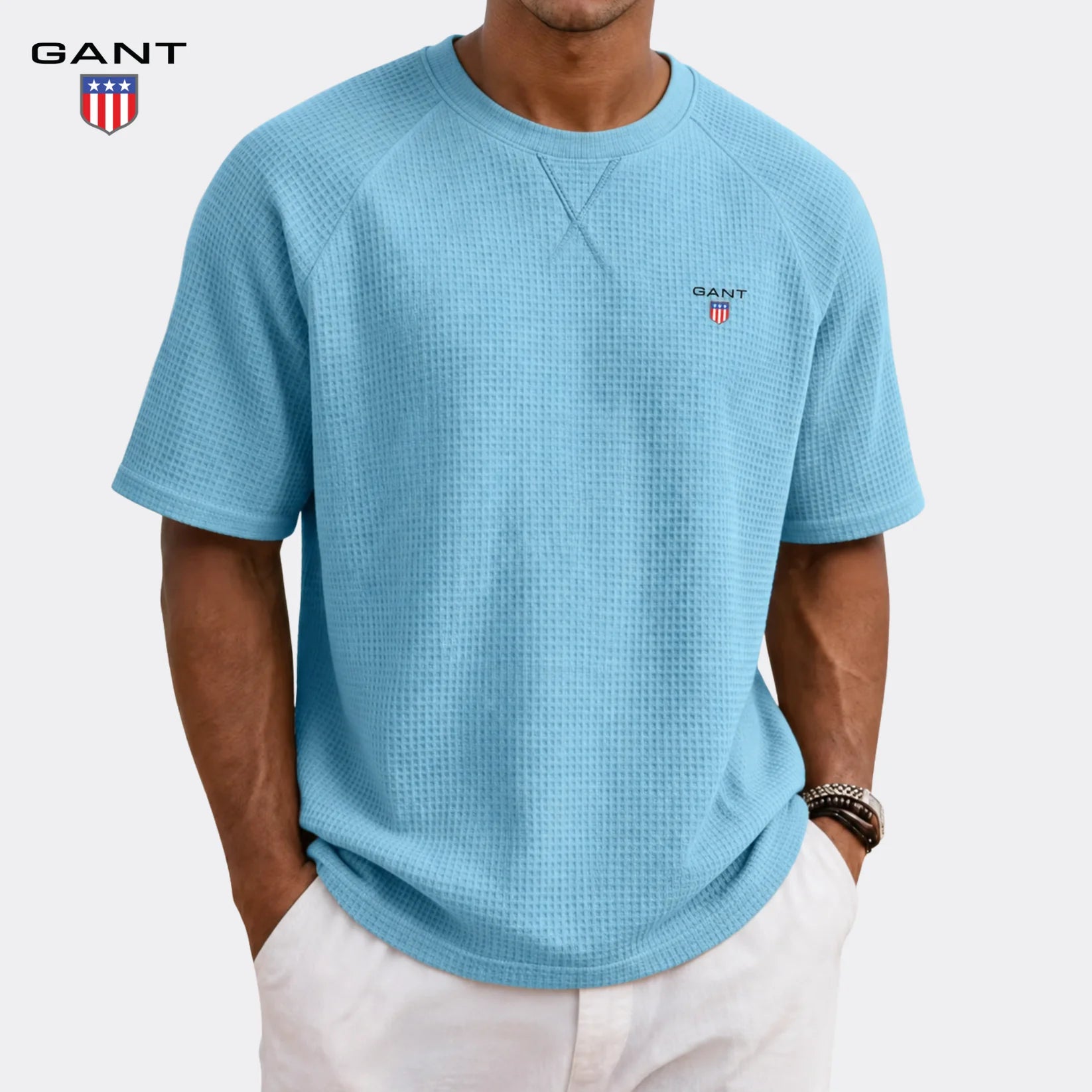 GANT™ Premium T-shirt med Struktur