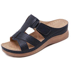 Slip-on Sandaler med Formad Innersula – Komfort & Stil för Kvinnor